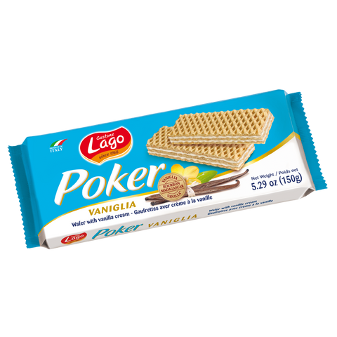Gastone Lago Poker Vanilla Cream Wafers