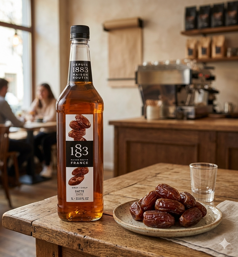 1883 Maison Routin Date Syrup - 1 Litre (Plastic Bottle)