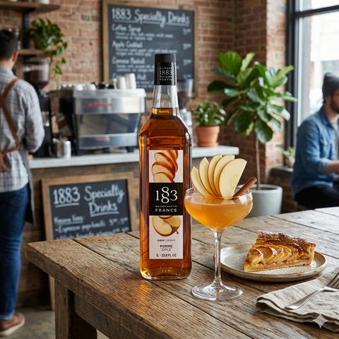 1883 Maison Routin Apple Syrup - 1 Litre (Glass Bottle)