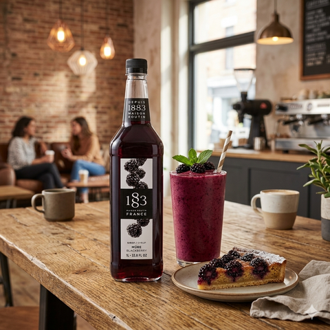 1883 Maison Routin Blackberry Syrup - 1 Litre (Plastic Bottle)