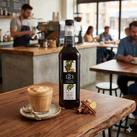 1883 Maison Routin Chai Tea Syrup - 1 Litre (Plastic Bottle)