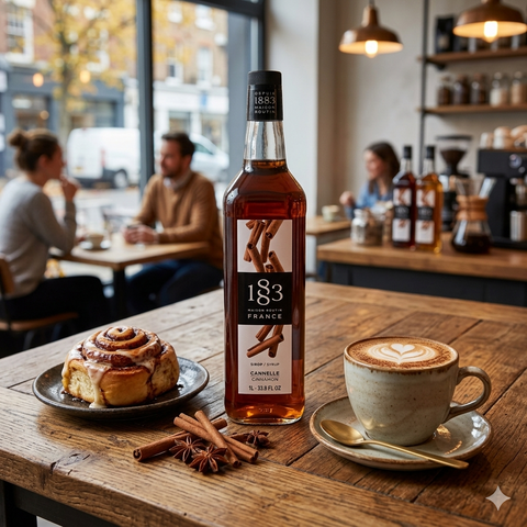 1883 Maison Routin Cinnamon Syrup - 1 Litre (Glass Bottle)
