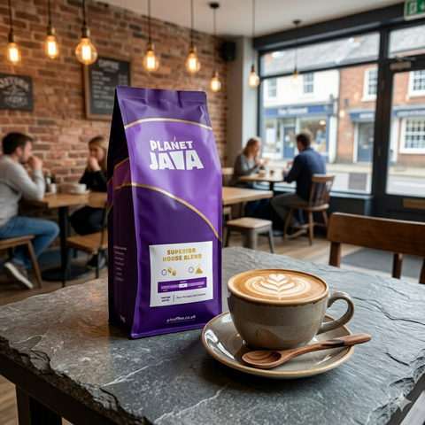 Planet Java 100% Arabica Superior Blend Coffee Beans (1kg)