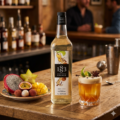 1883 Maison Routin Falernum Cocktail Syrup - 1 Litre (Glass Bottle)