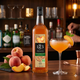 1883 Maison Routin Peach Organic Syrup - 1 Litre (Glass Bottle)