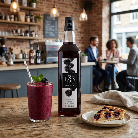 1883 Maison Routin Blackberry Syrup - 1 Litre (Glass Bottle)