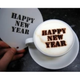 Happy New Year Coffee Stencil