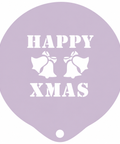 Happy Xmas Latte Art Coffee Stencil