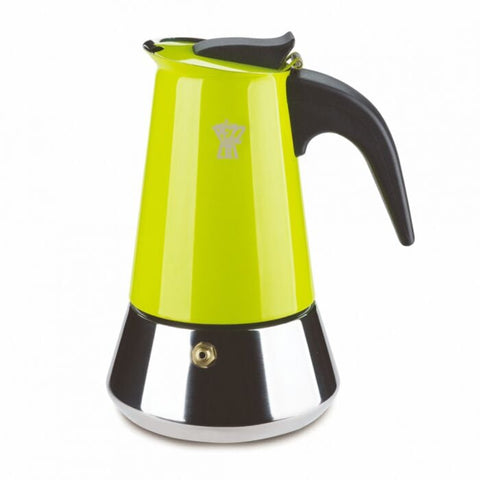 Pezzetti Steelexpress Moka Pot - 4 Cup Green