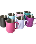 Rhino Coloured Teflon Milk Jugs
