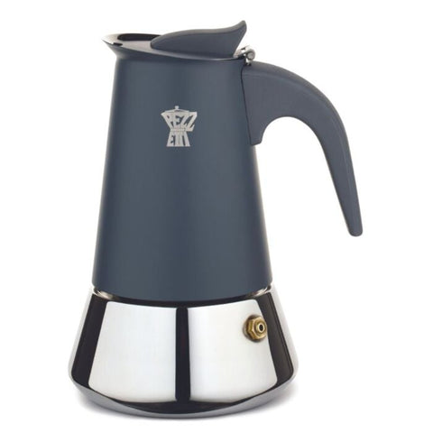 Pezzetti Steelexpress Moka Pot - 2 Cup Shooting Ash