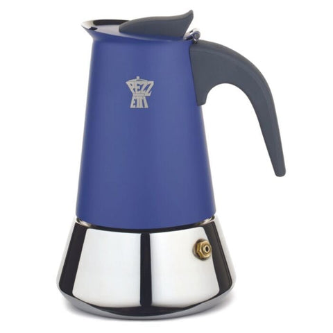 Pezzetti Steelexpress Moka Pot - 4 Cup Indigo Burst