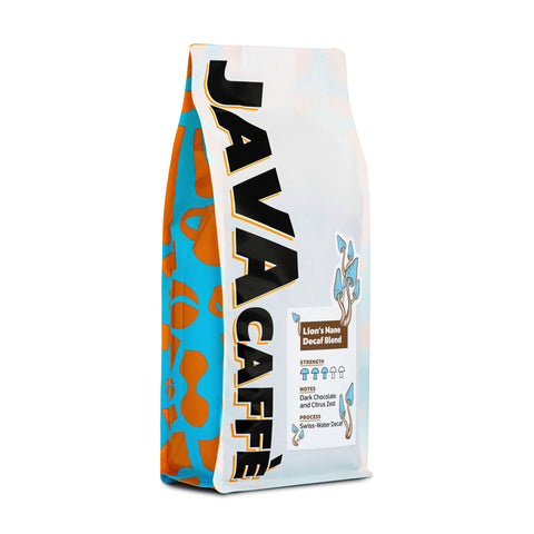 Java Caffe Decaf Lion's Mane Infused Ground Coffee (1kg)