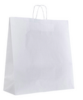 Large White Paper Bags With Twisted Handle (125)