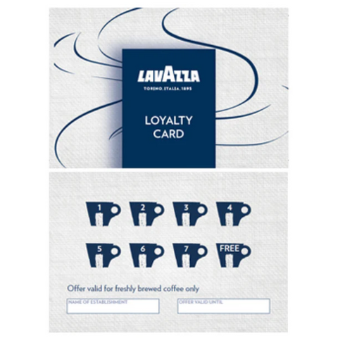 Lavazza Loyalty Cards (Pack of 50)