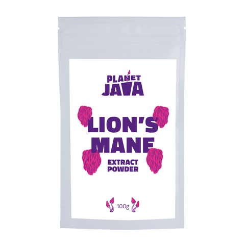 Planet Java Lion's Mane Extract 100g Bag