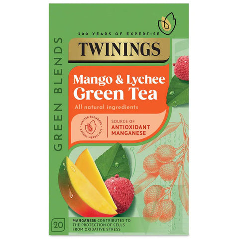 Twinings Mango & Lychee Green Envelope Tea Bags