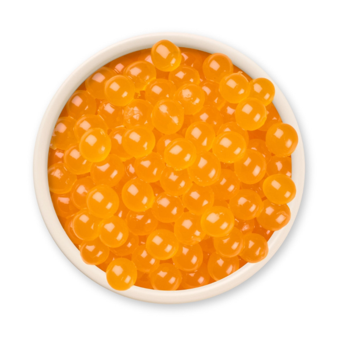 Mango Bubble Tea Popping Boba | 3.4kg Tub – A1 Coffee