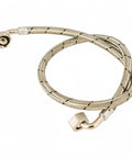 Metal Braided Coffee Machine Hose 1 Metre | 3/4" Elbow
