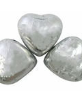 Milk Chocolate Hearts In Silver Foil (1kg)