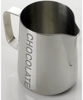 Milk Frothing Jug Etched Chocolate
