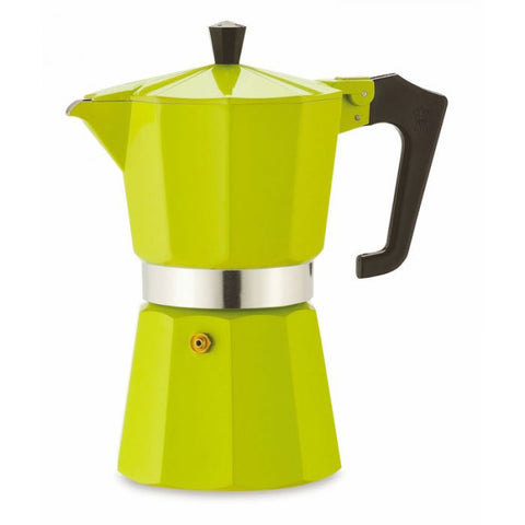 Pezzetti Green 6 Cup Moka Coffee Pot