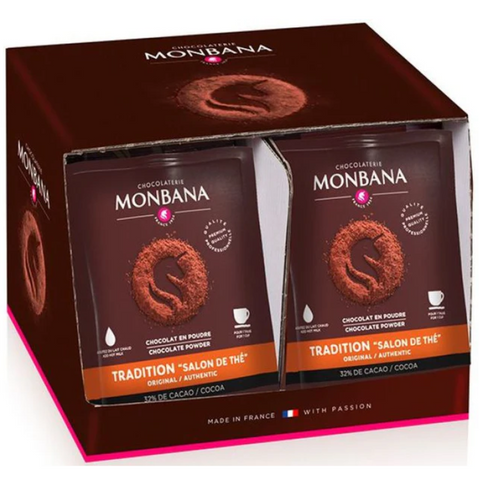 Monbana Salon de The Hot Chocolate Sachets (100 x 20g)