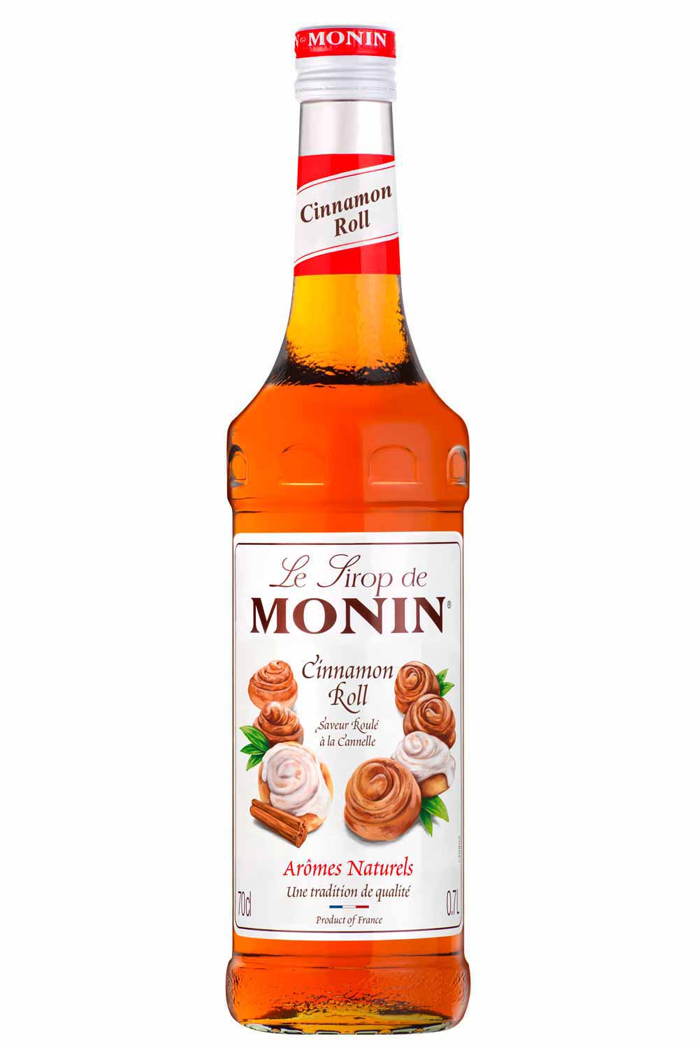 Monin Cinnamon Roll Syrup | 70cl Glass Bottle | A1 Coffee