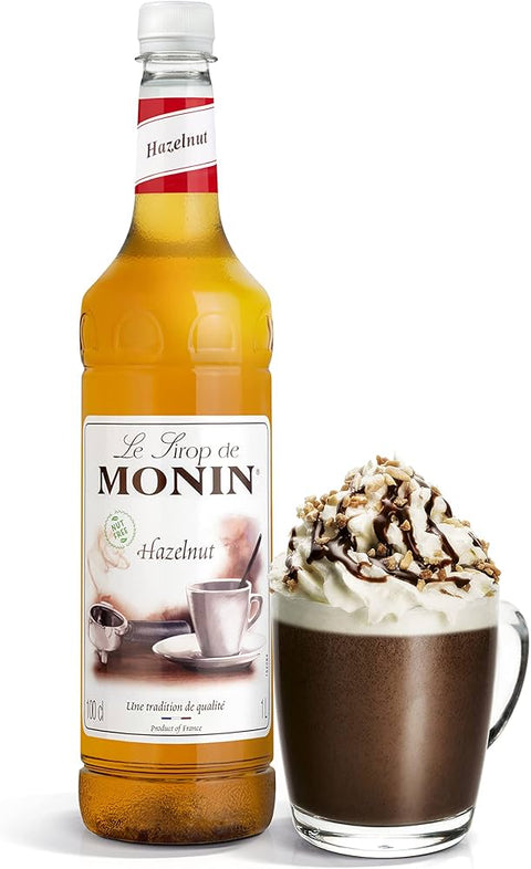 Monin Hazelnut Syrup (1 Litre) - Nut Free