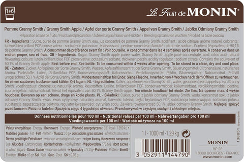 Monin Granny Smith Apple Puree