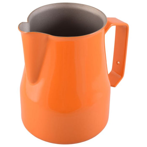 Motta Orange Teflon Coated Milk Frothing Jug (350ml)