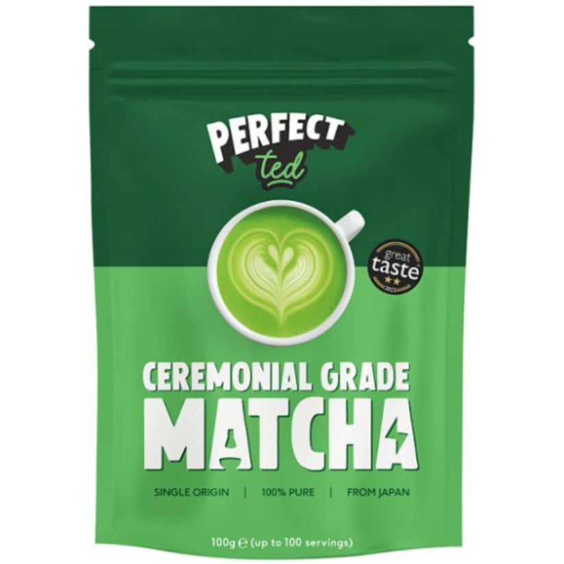 Perfect Ted Ceremonial Grade Matcha | 100g Resealable Pouch – A1 Coffee