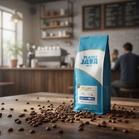 Planet Java Blue Label Swiss Water Decaf Arabica Coffee (1kg)