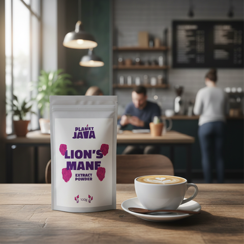 Planet Java Lion's Mane Extract 100g Bag