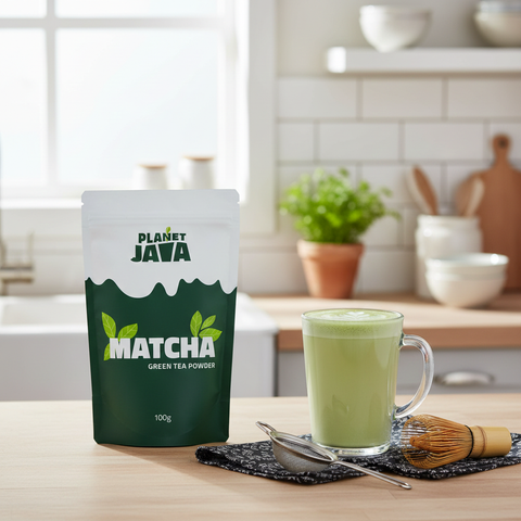 Planet Java Matcha Green Tea Powder 100g Bag
