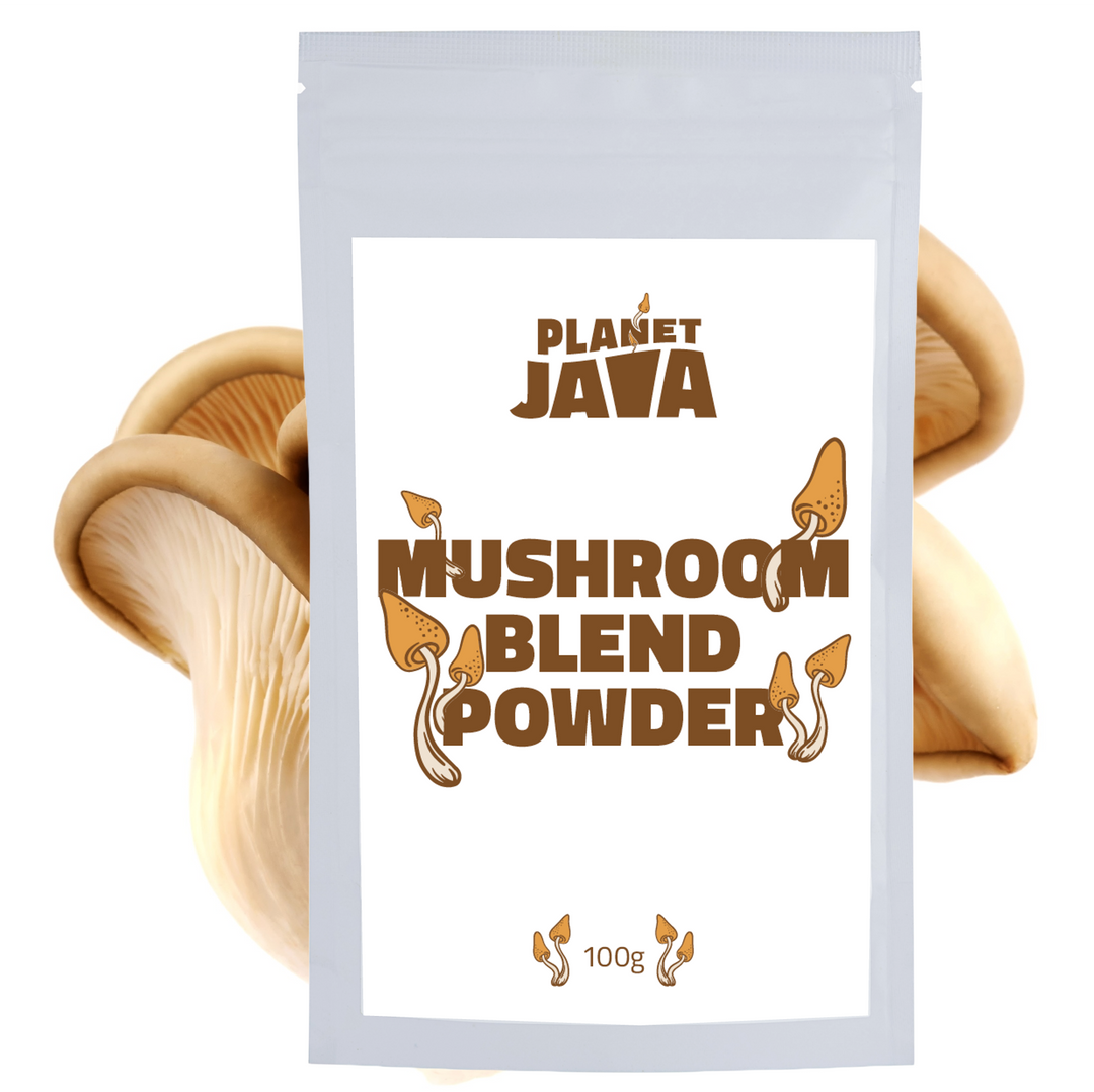 Planet Java Mushroom Powder | 100g Resealable Pouch – A1 Coffee