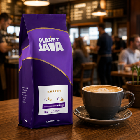 Planet Java Half Caff Coffee Beans