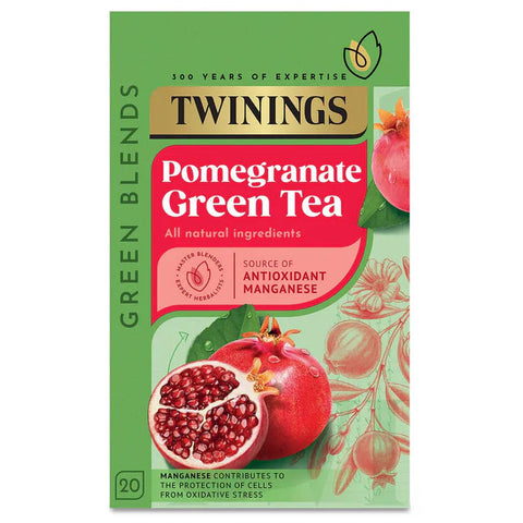 Twinings Pomegranate Green Tea Bags (20)