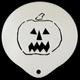 Pumpkin Latte Art Coffee Stencil