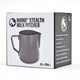 RHINO STEALTH MILK PITCHER 1000ML - BLACK
