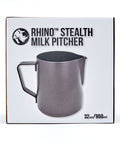RHINO STEALTH MILK PITCHER 1000ML - BLACK