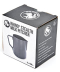 RHINO STEALTH MILK PITCHER 350ML - BLACK