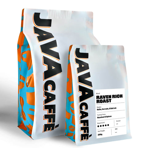Java Caffe Raven Rich Roast Coffee