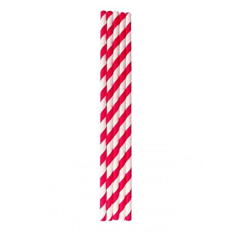 Red And White Paper Straws