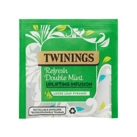 Twinings Refresh Double Mint Pyramid Tea Bags (15)