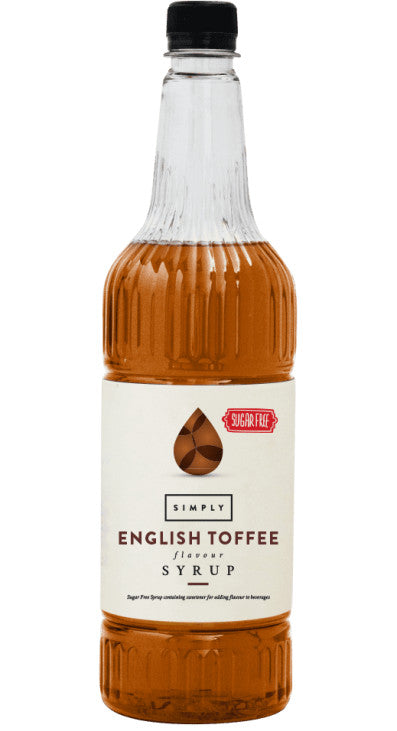 Simply English Toffee Sugar Free Syrup (1 Litre)
