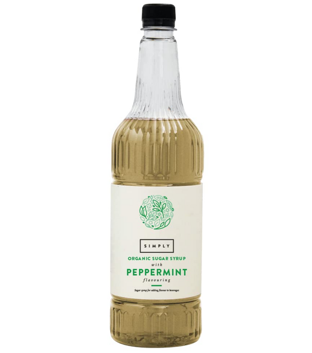 Simply Organic Peppermint Syrup | 1 Litre Bottle – A1 Coffee