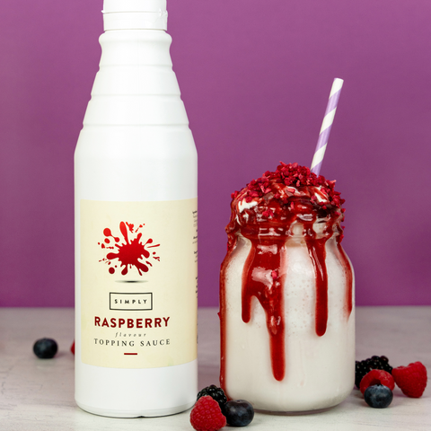 Simply Raspberry Topping Sauce | 1kg | A1 Coffee
