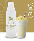Simply White Chocolate Squeezy Topping Sauce (With Hazelnut) (1kg)