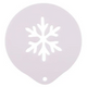 Snowflake Design 2 Latte Art Coffee Stencil